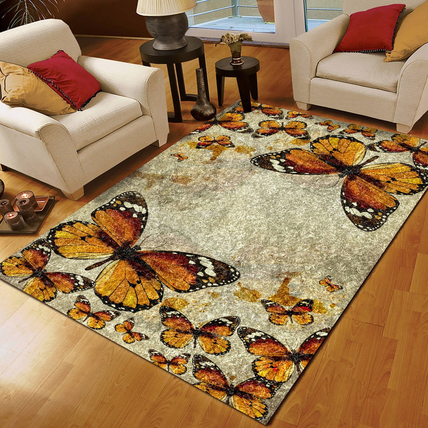 Butterfly Color HN0309019R Rug
