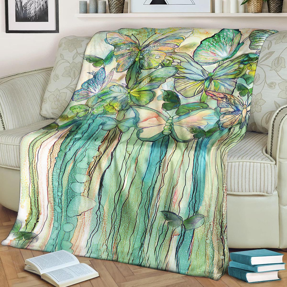 Butterfly DV170922F Sherpa Fleece Blanket