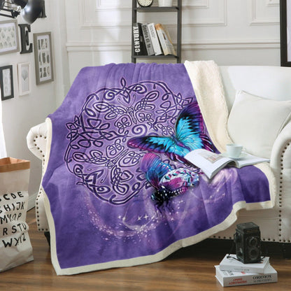 Butterfly HM270820F Sherpa Fleece Blanket