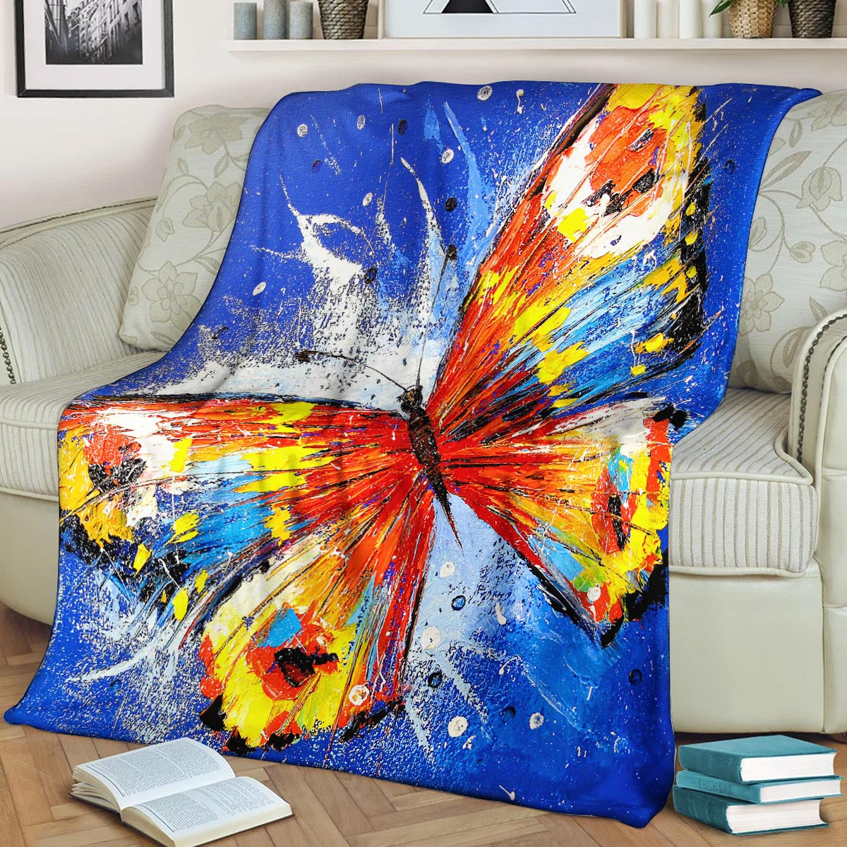 Butterfly ML050930F Sherpa Fleece Blanket