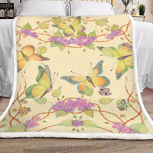 Butterfly TN0510026TT Sherpa Fleece Blanket