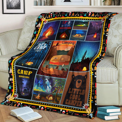 Camping CLA150812f Sherpa Fleece Blanket