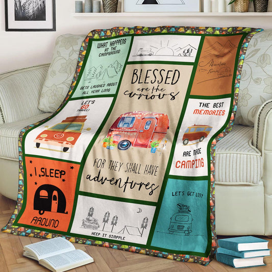 Camping CLA150813f Sherpa Fleece Blanket