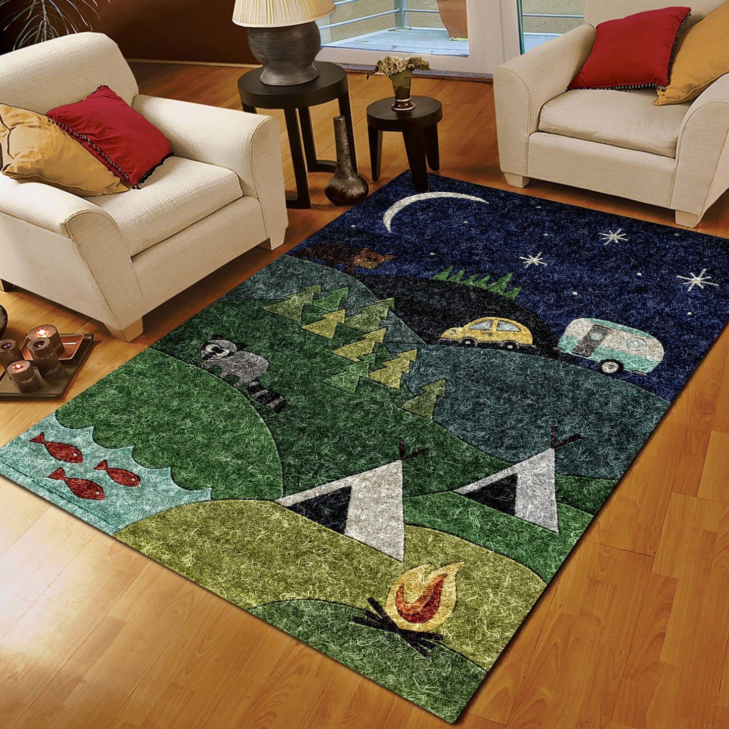 Camping Outside CLM100804 Rug