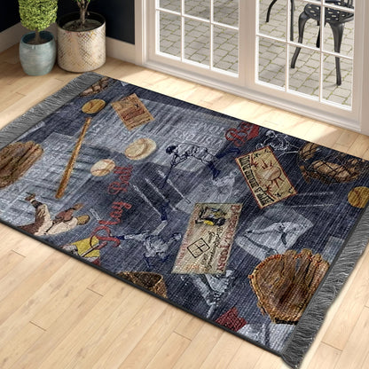 Baseball CL260805MDO Decorative Floor-cloth