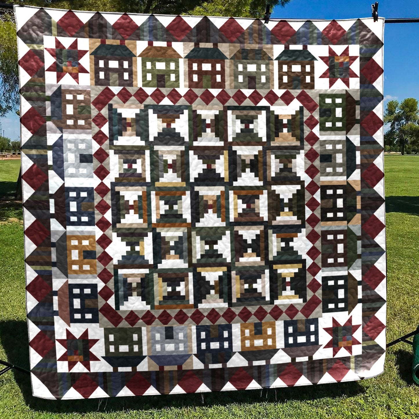 Cabin CLM30110189Q Quilt Blanket