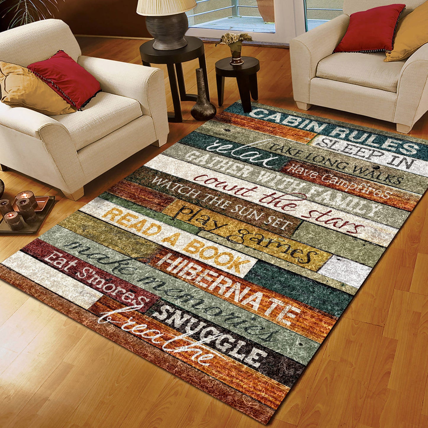 Cabin Rules HT040908M Rug