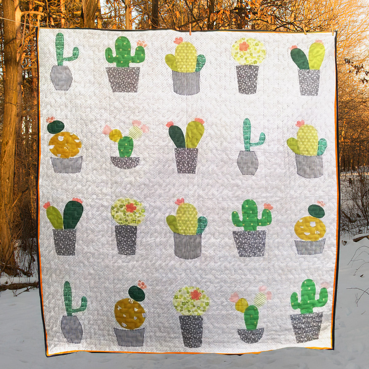 Cactus CLA0511175Q Quilt Blanket