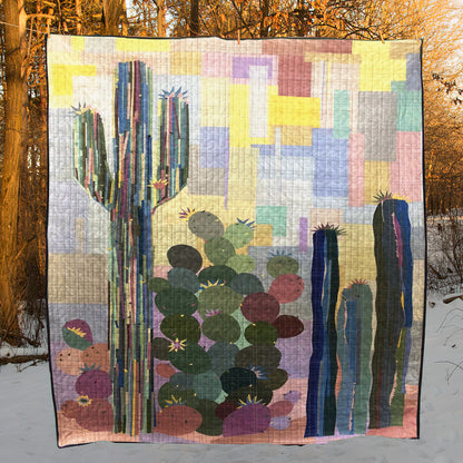 Cactus CLA1110048Q Quilt Blanket