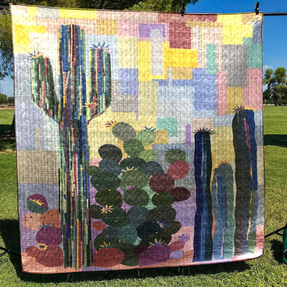 Cactus CLA1110048Q Quilt Blanket