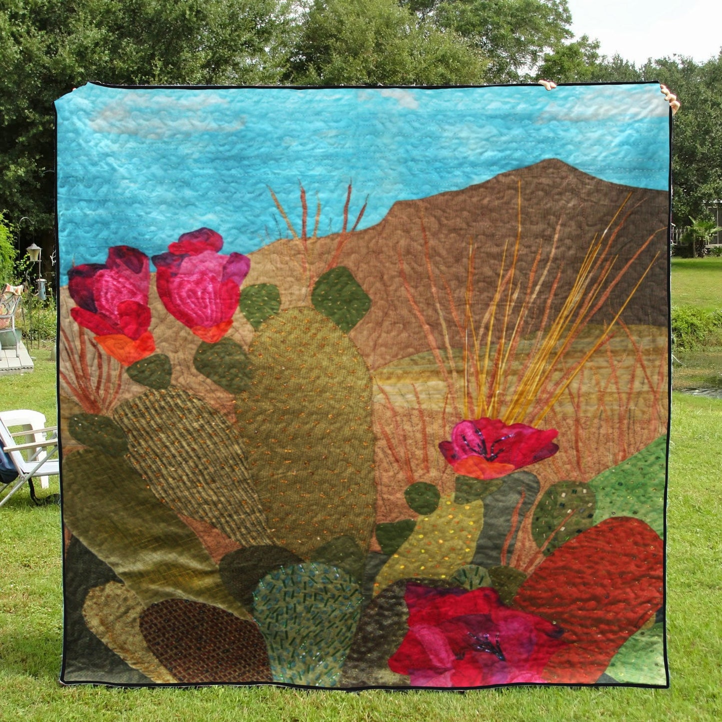 Cactus CLA1110052Q Quilt Blanket