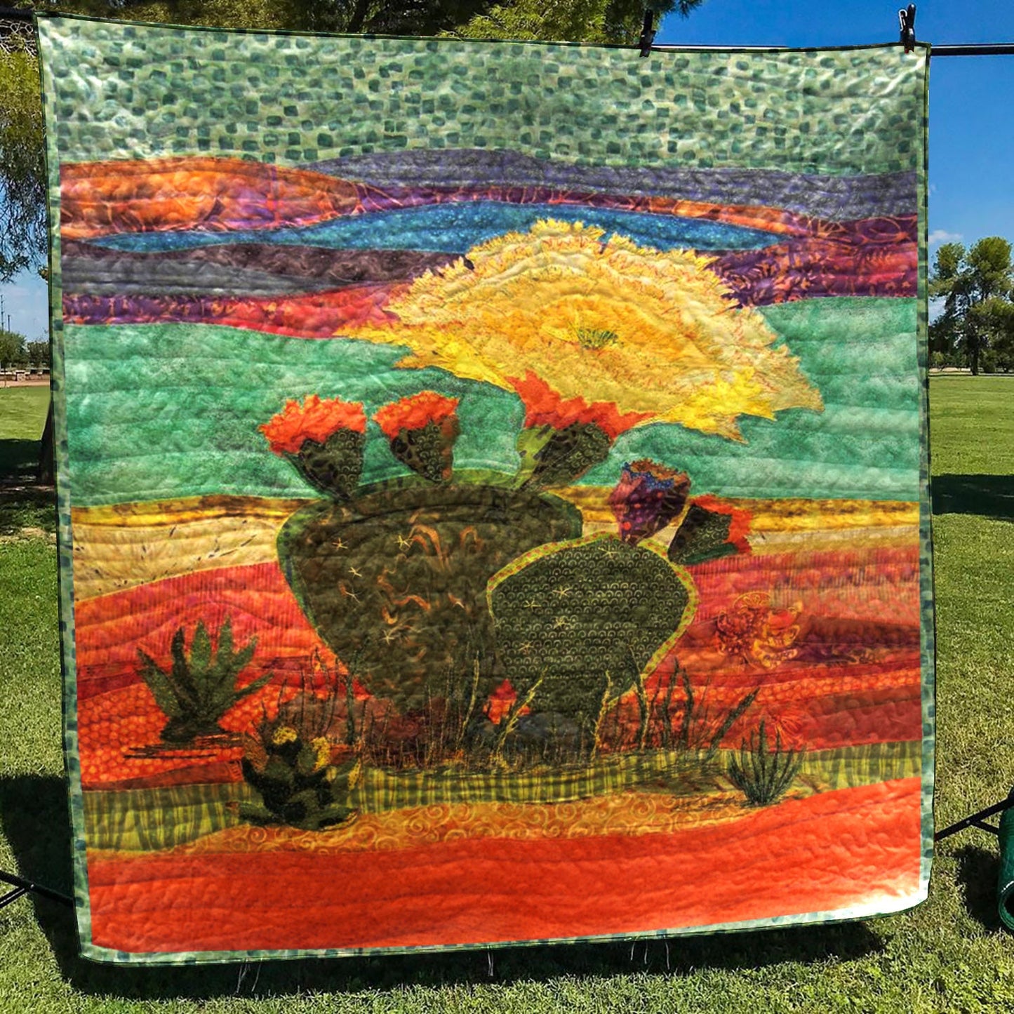 Cactus CLM0411054 Quilt Blanket