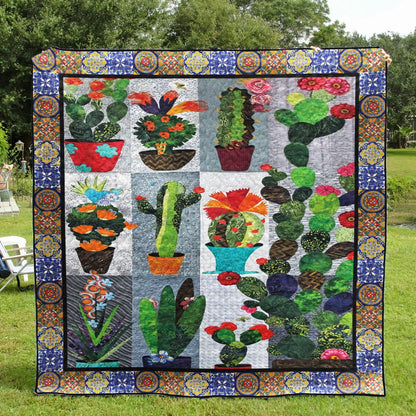 Cactus CLM270607 Quilt Blanket