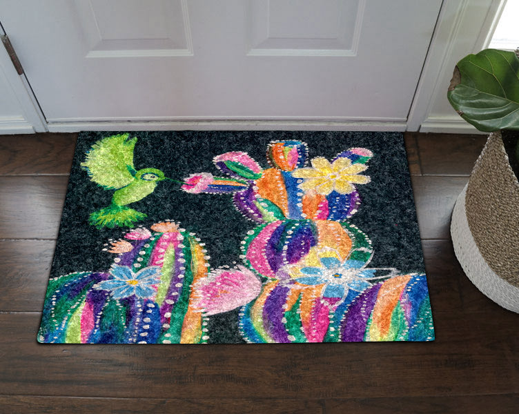 Cactus Hummingbirds VD08100019D Non-slip Door mats
