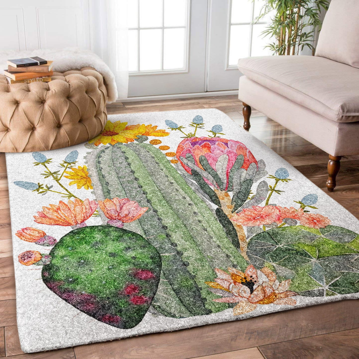 Cactus Hummingbirds VD0810029R Rug