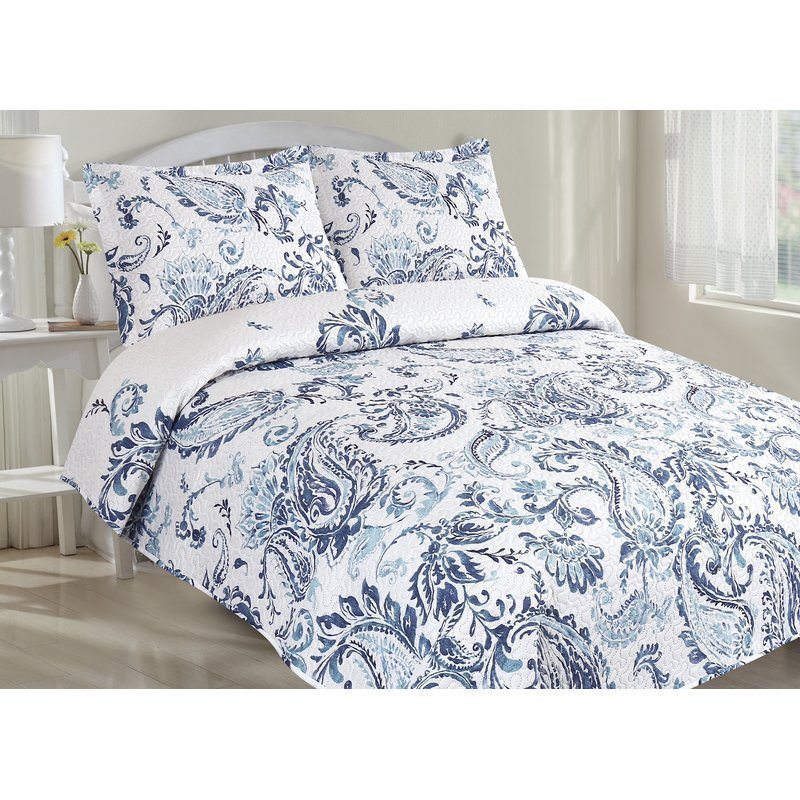 Cade Paisley Quilt Bedding Set CLH051054B