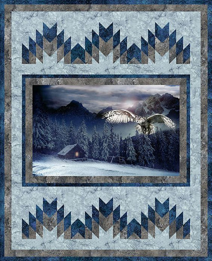 Call Of The Wild Mystic Owl CLA0710152Q Quilt Blanket