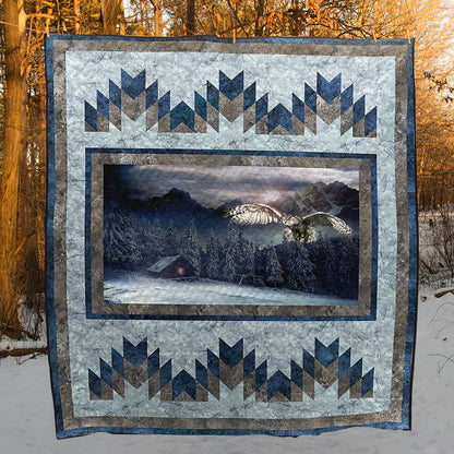 Call Of The Wild Mystic Owl CLA0710152Q Quilt Blanket