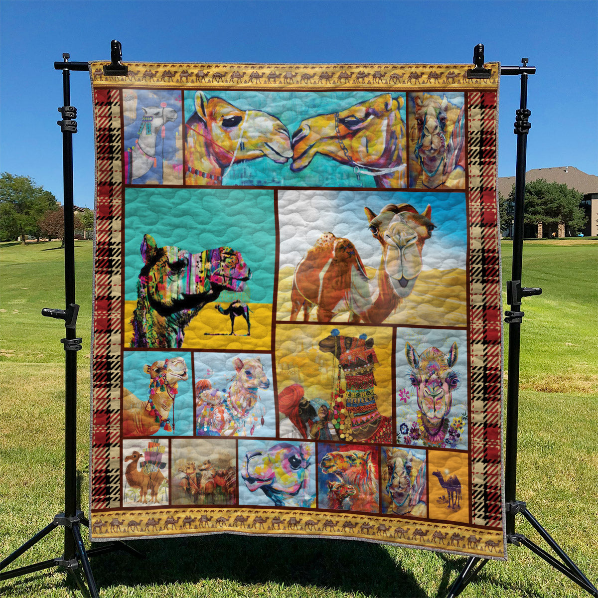 Camel YH2510042 Quilt Blanket