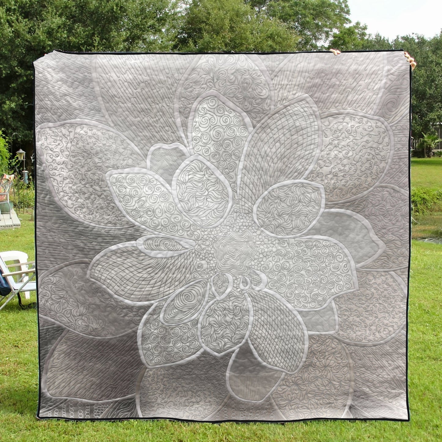 Camellia Flower CLA0710156Q Quilt Blanket