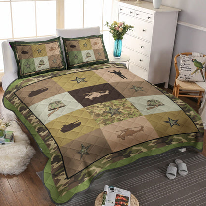 Camouflage Camo CLM2410048B Quilt Bedding Set