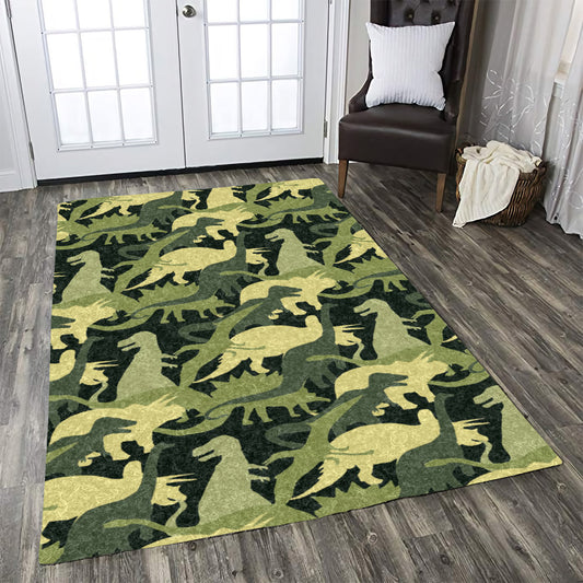 Camouflage Dinosaur CLA15101352R Rug
