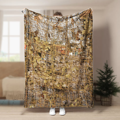 Camouflage Realtree Pattern CLA15100481F Sherpa Fleece Blanket
