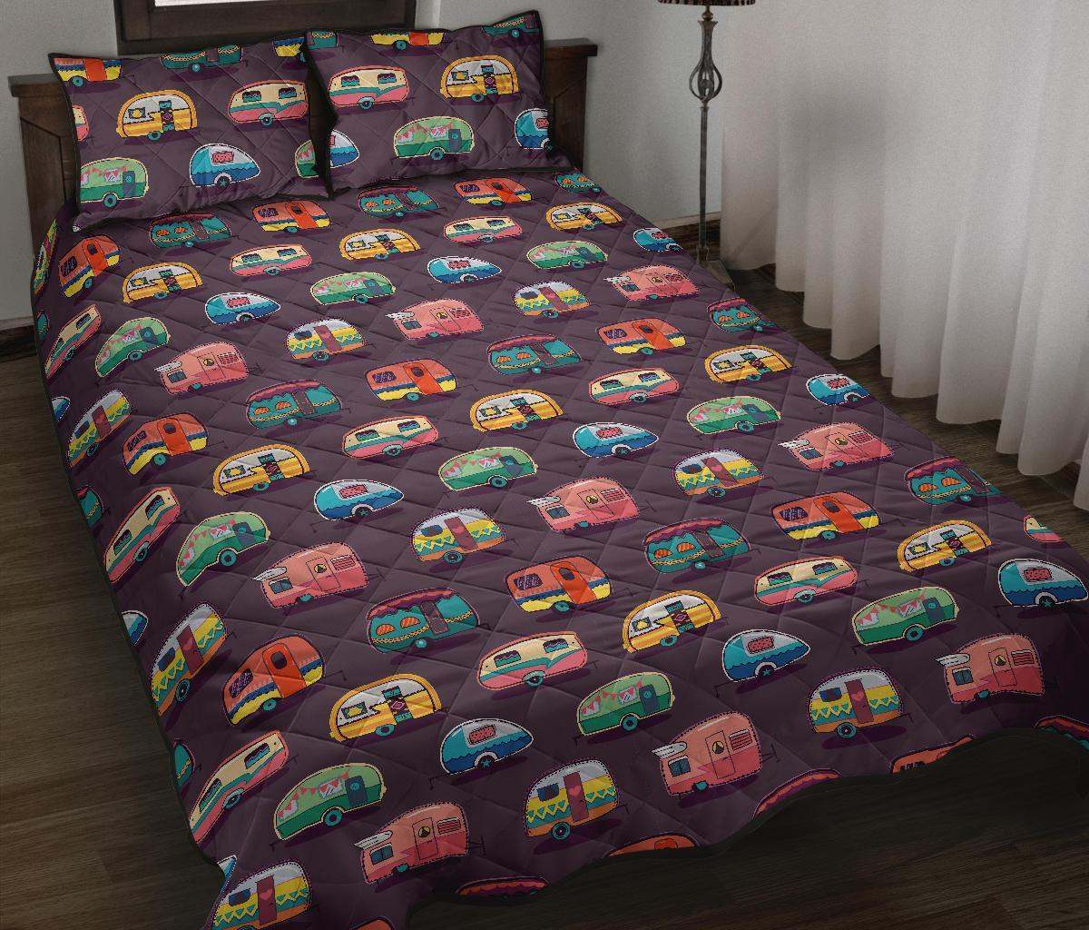 Camper Van CL12100106MDB Quilt Bed Sheet
