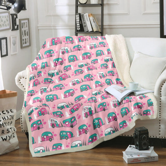 Camper HM040907TT Sherpa Fleece Blanket