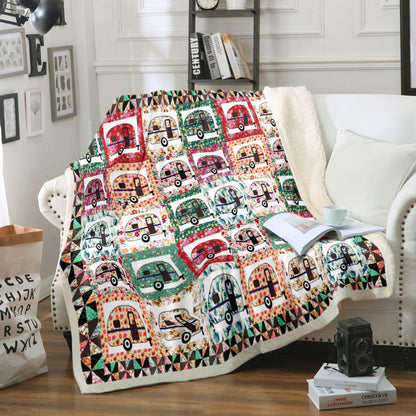 Camper HM0709016TM Sherpa Fleece Blanket