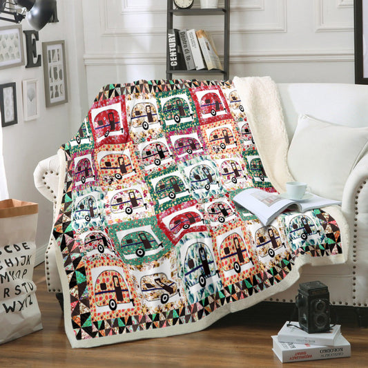 Camper HM0709016TM Sherpa Fleece Blanket