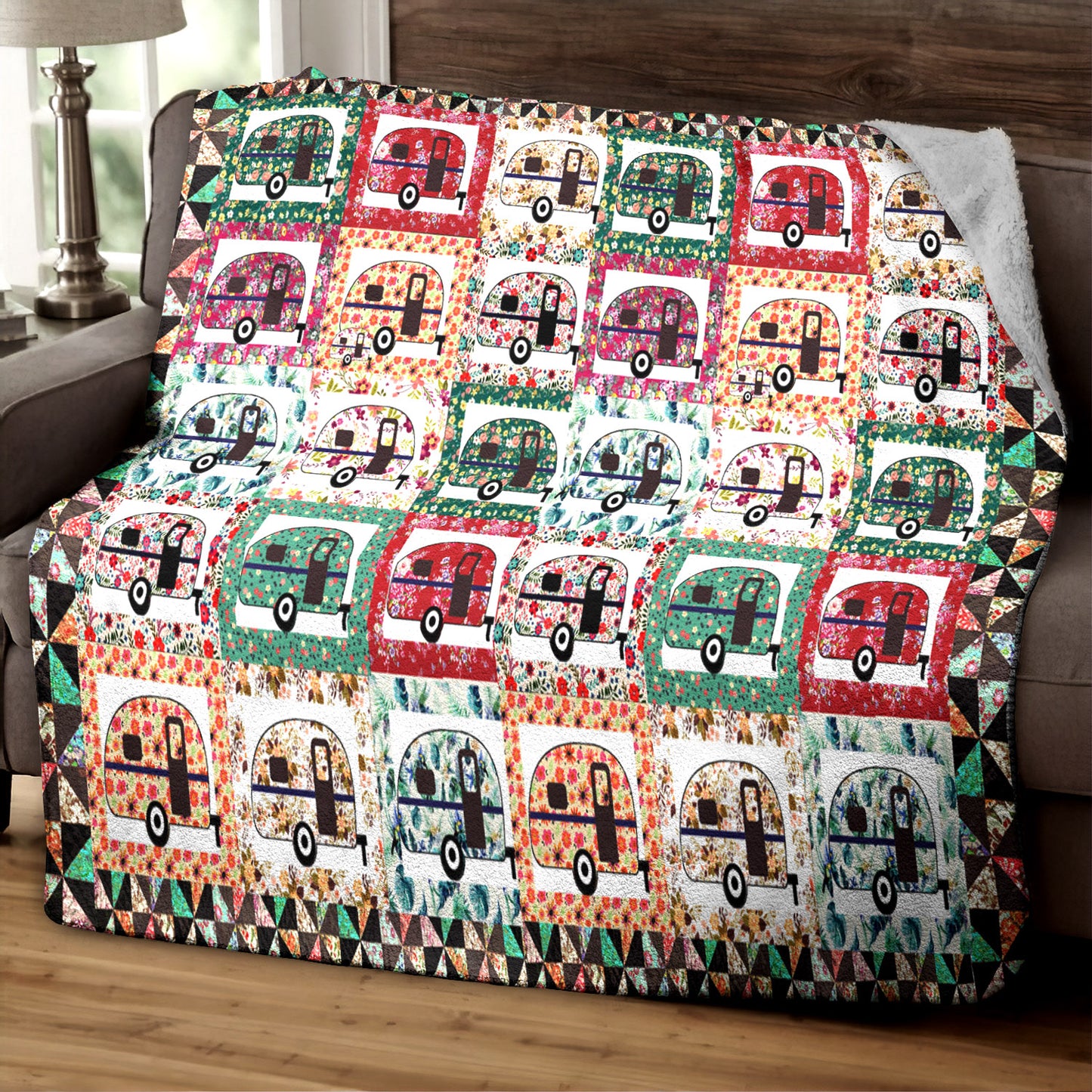 Camper HM0709016TM Sherpa Fleece Blanket