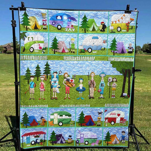 Camping BI060707B TBG Quilt Blanket