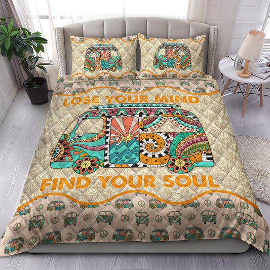 Camping Find Your Soul Quilt Bedding Set ND051002