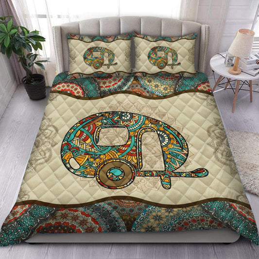 Mandala Camper Quilt Bedding Set HM290902D