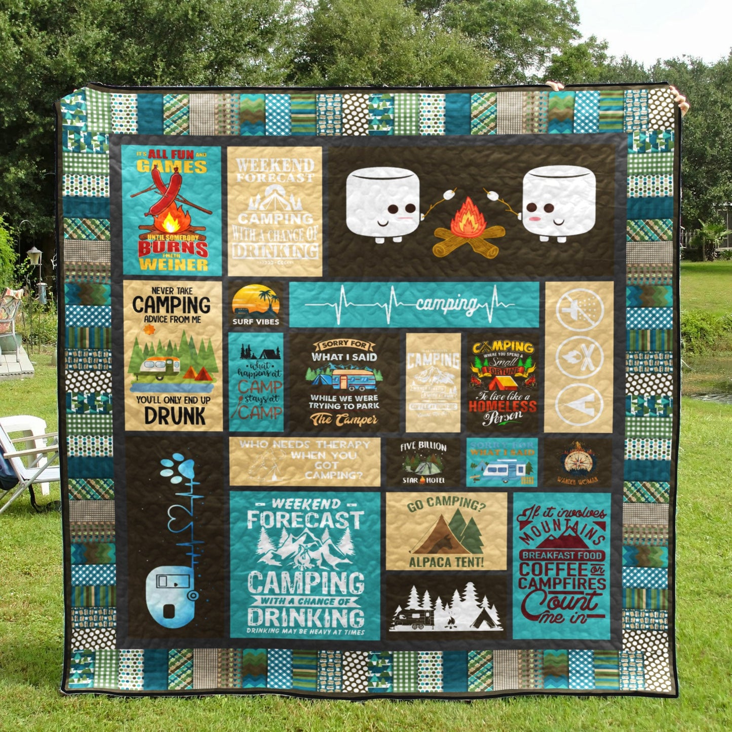 Camping HN180503 Quilt Blanket