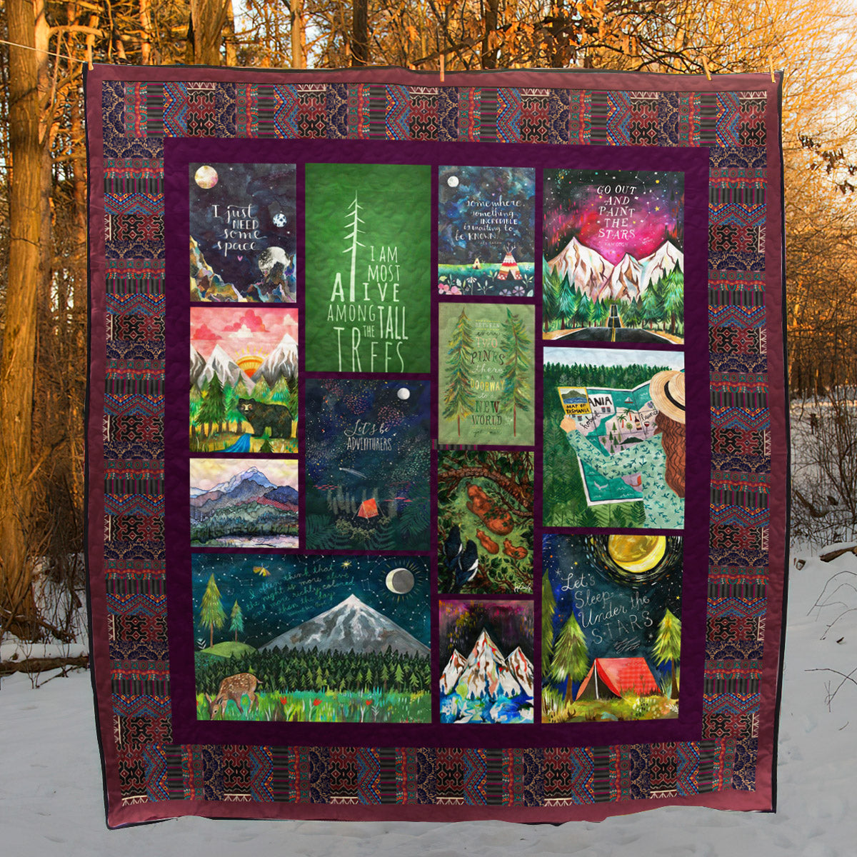 Camping TD10110325 Quilt Blanket