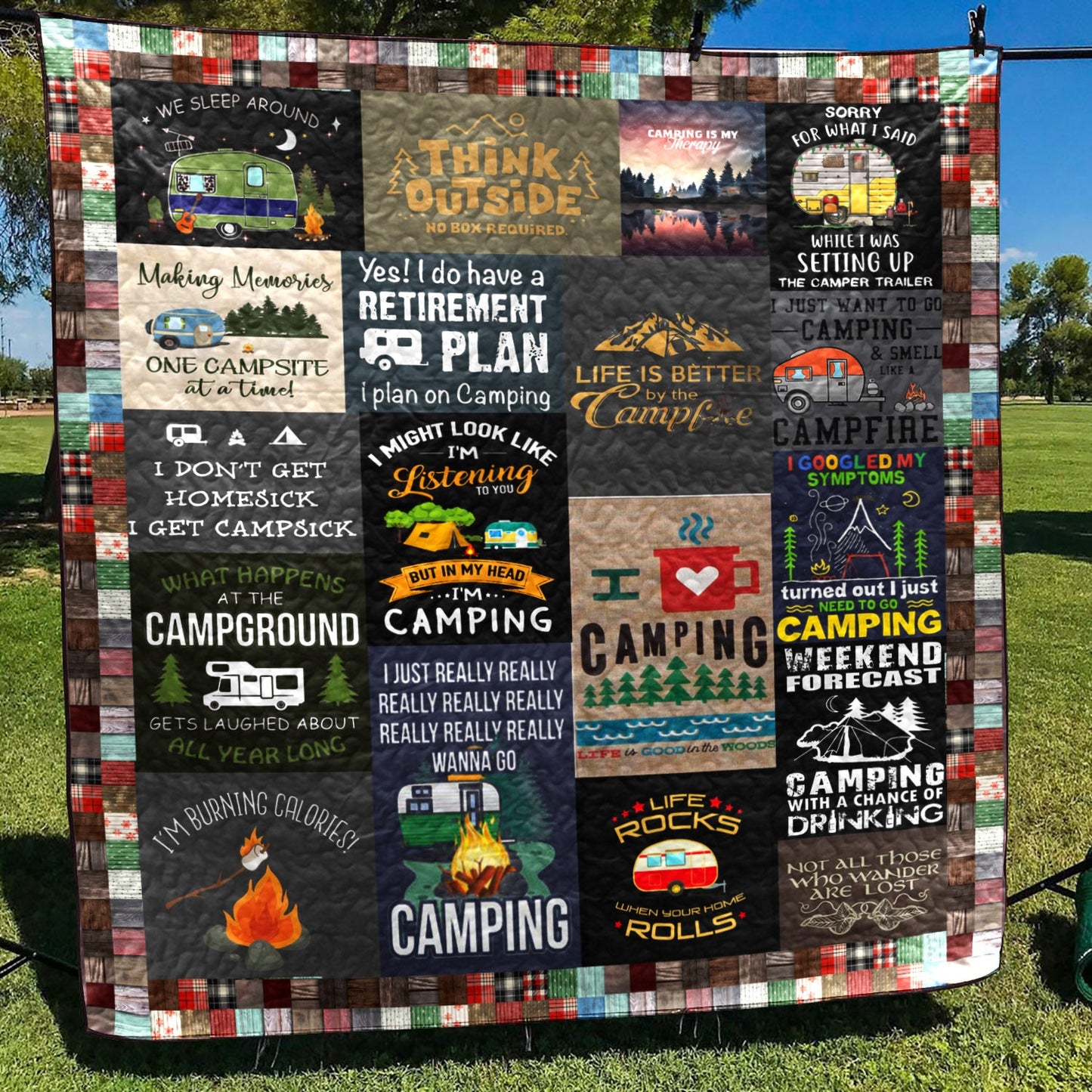 Camping TD2809193 Quilt Blanket