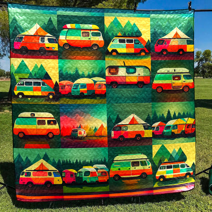 Camping Van Quilt Blanket TD180801Y