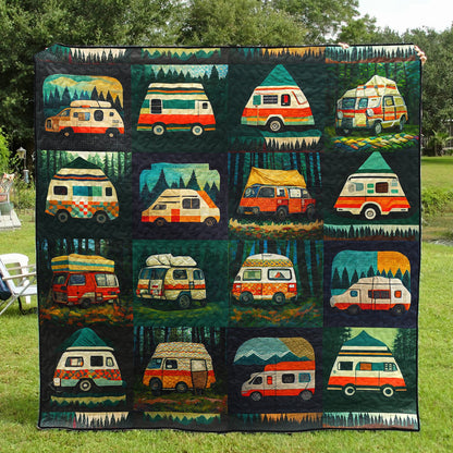 Camping Van Quilt Blanket TD180802Y