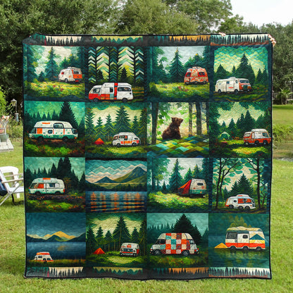 Camping Van Quilt Blanket TL190801Y