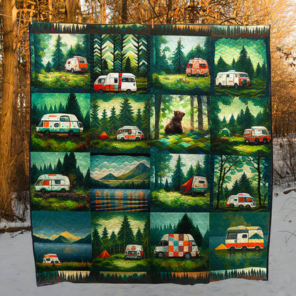 Camping Van Quilt Blanket TL190801Y