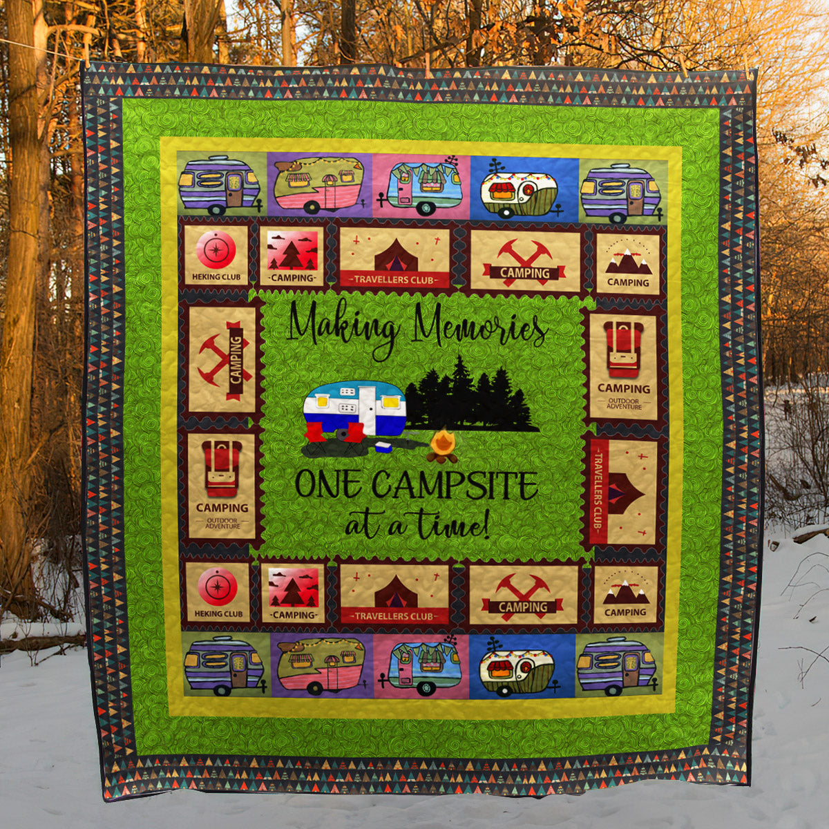 Camping YH2910309 Quilt Blanket