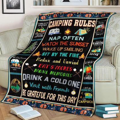 Camping CL270809MDF Sherpa Fleece Blanket
