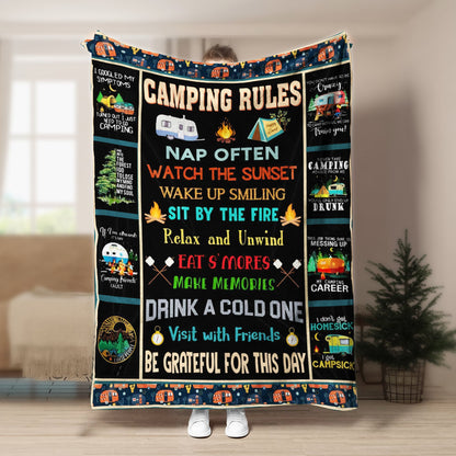 Camping CL270809MDF Sherpa Fleece Blanket