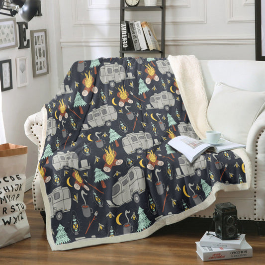 Camping HM040910TT Sherpa Fleece Blanket