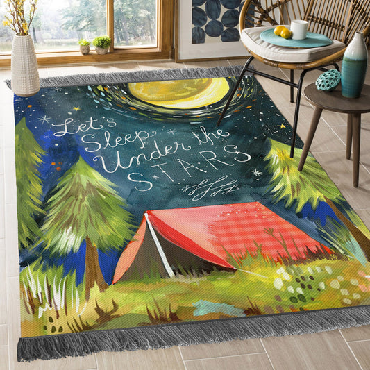 Camping Night HN2210030O Decorative Floor-cloth