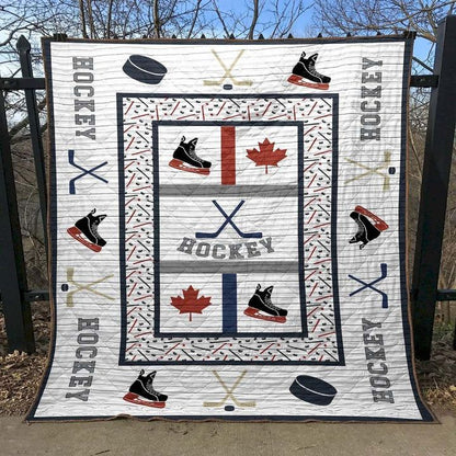 Canada Hockey CLD170680 Quilt Blanket