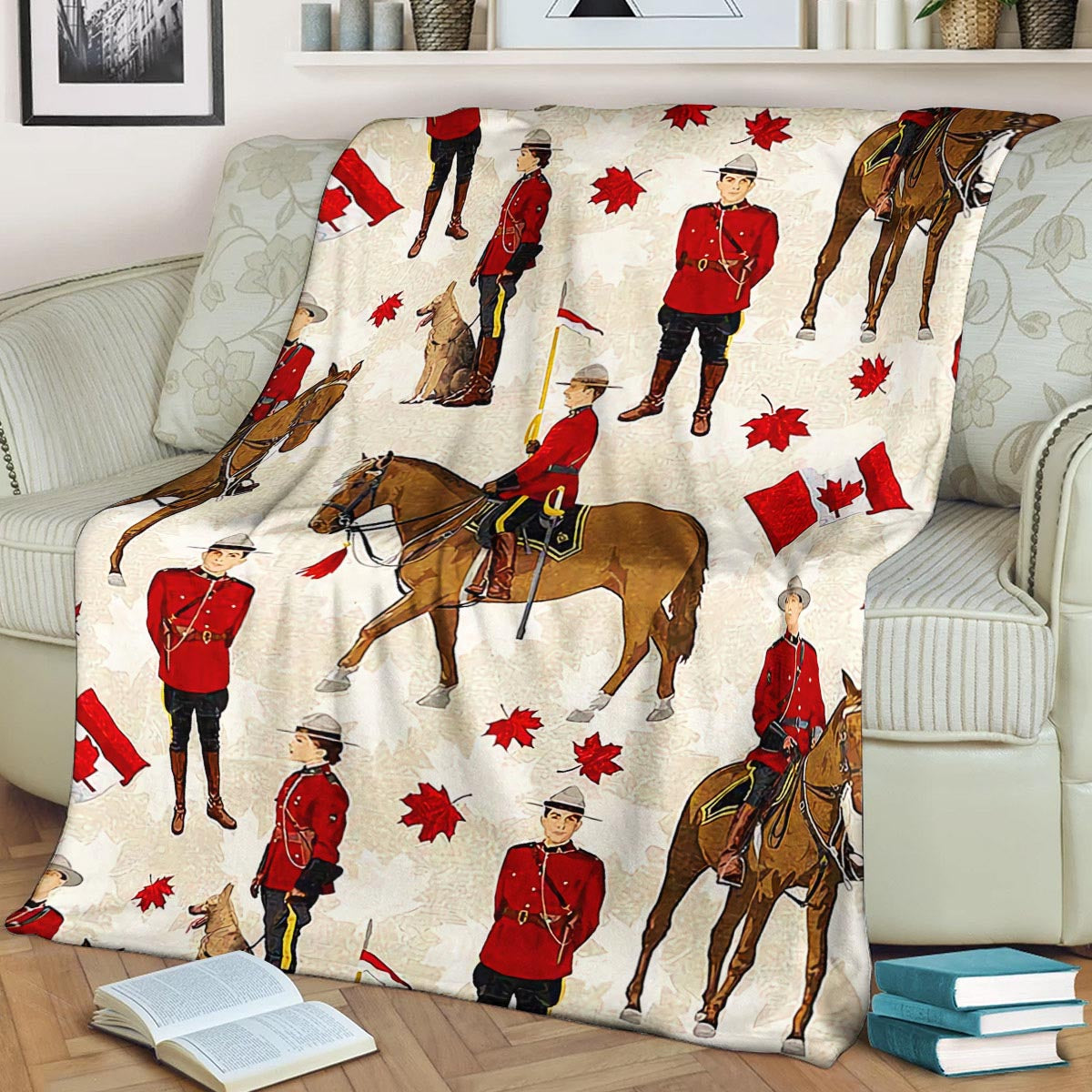 Canada BL260829F Sherpa Fleece Blanket