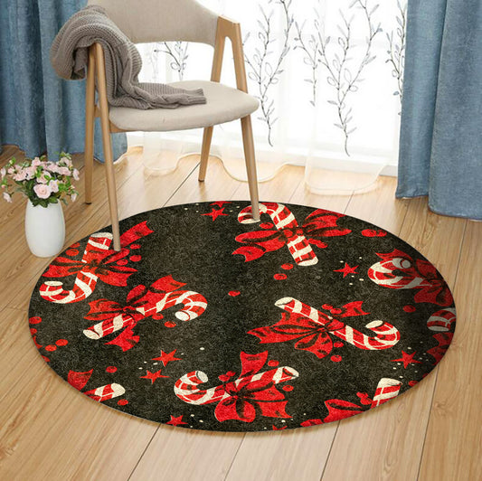 Candy Cane TN1311012TM Round Area Rug